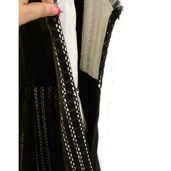 Philosophy di Alberta Ferretti Dress cotton lace dress, Black, Size 10 - Picture 7 of 8
